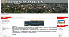 Desktop Screenshot of comune.gianovetusto.ce.it