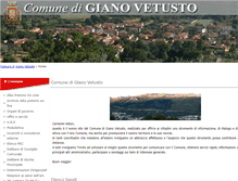 Tablet Screenshot of comune.gianovetusto.ce.it